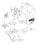 Page G Diagram and Parts List for 13AM672G088 1999 Yard Machines Lawn Tractor